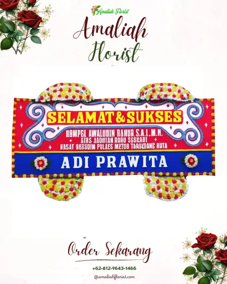 Papan Bunga Ucapan Selamat Welulang